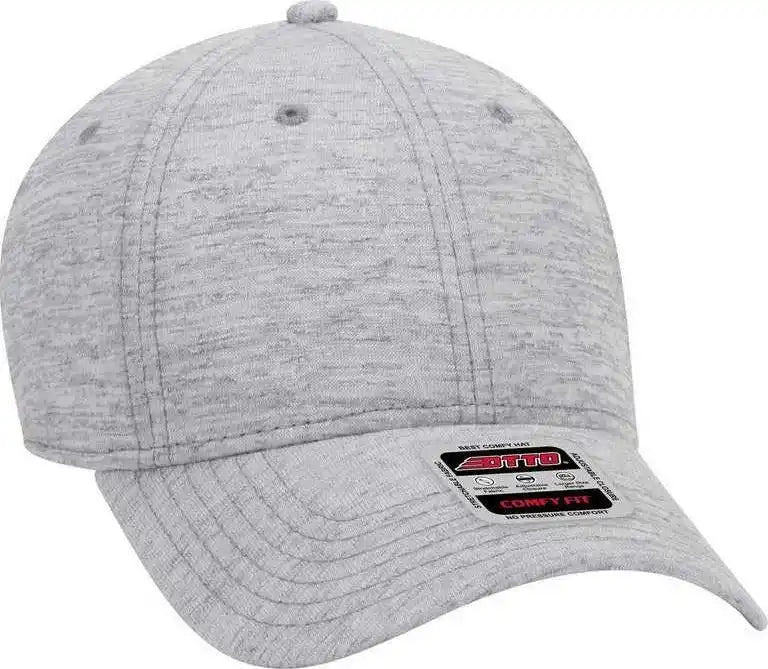 Otto 19-1232 Comfy Fit 6 Panel Low Profile Baseball Cap - Heather Gray - one Size Fits Most