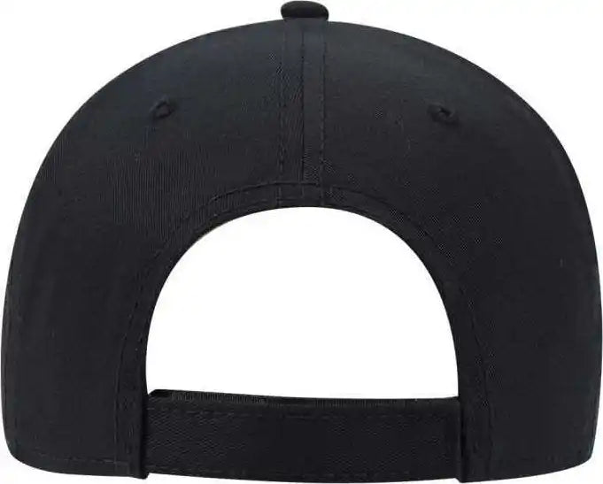 Otto 19-1232 Comfy Fit 6 Panel Low Profile Baseball Cap - Heather Black - one Size Fits Most