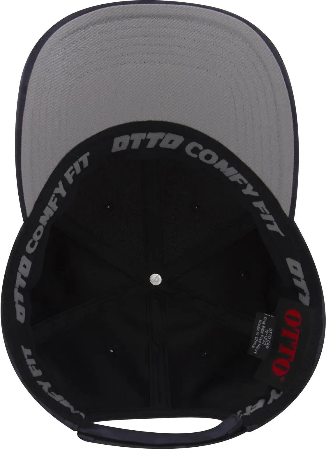 Otto 19-1232 ?Otto Comfy Fit’ 6 Panel Low Profile Baseball Cap - Ch.gry/blk - 1/2’’ - 7 5/8’’