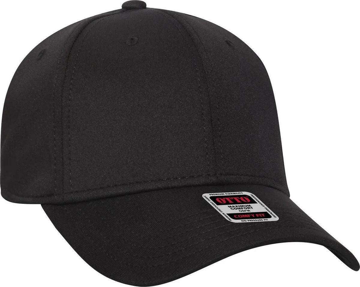 Otto 19-1232 ?Otto Comfy Fit’ 6 Panel Low Profile Baseball Cap - Black - 1/2’’ - 7 5/8’’