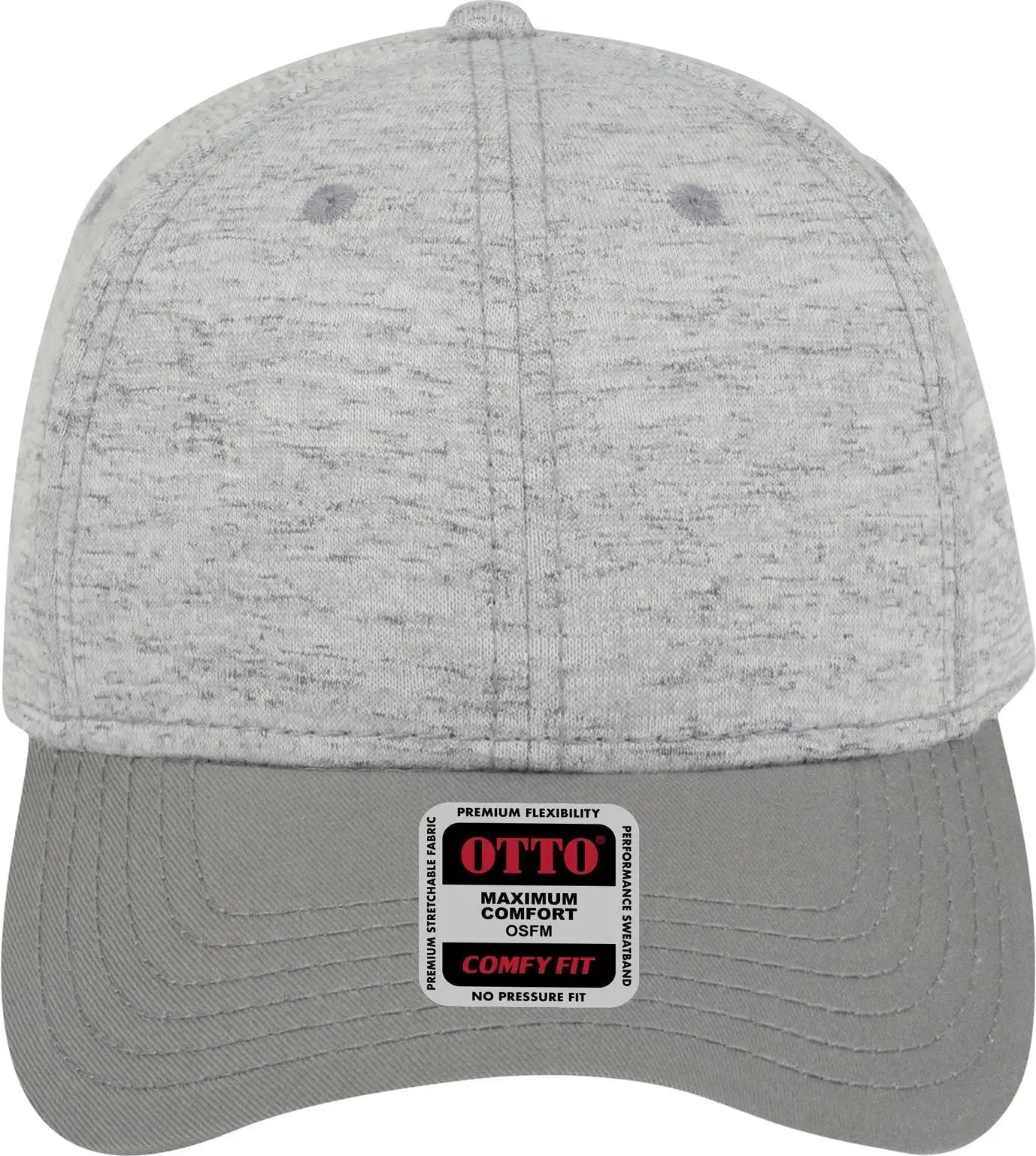 Otto 19-1232 ?Otto Comfy Fit’ 6 Panel Low Profile Baseball Cap - Gry/h. Gry - 1/2’’ - 7 5/8’’