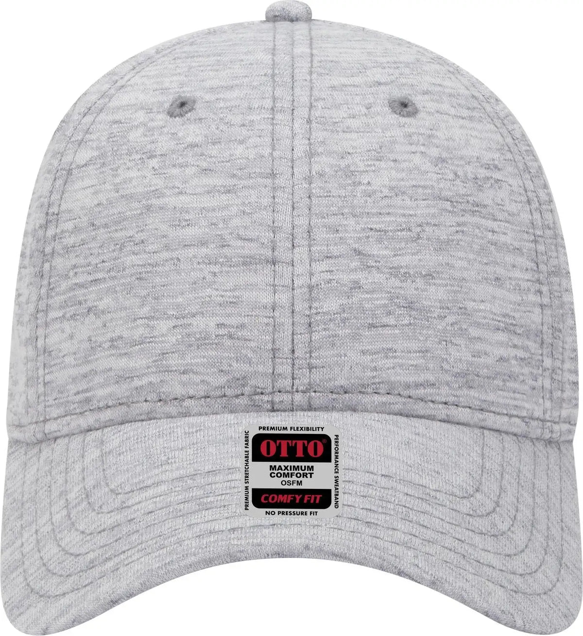 Otto 19-1232 ?Otto Comfy Fit’ 6 Panel Low Profile Baseball Cap - Heath. Gray - 1/2’’ - 7 5/8’’