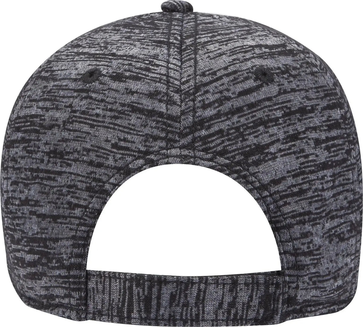 Otto 19-1232 ?Otto Comfy Fit’ 6 Panel Low Profile Baseball Cap - Heath. Black - 1/2’’ - 7 5/8’’