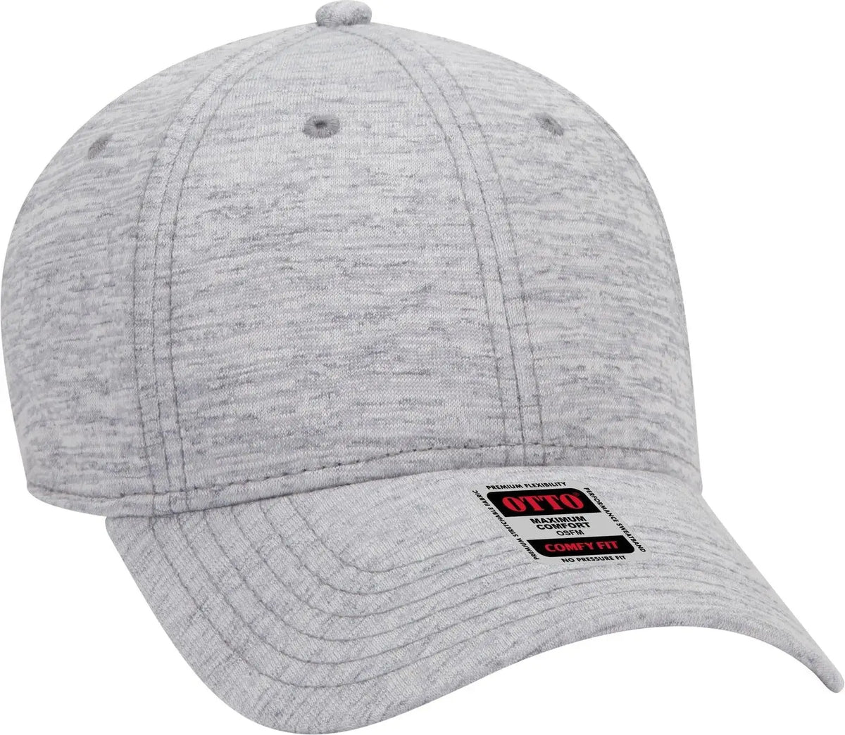 Otto 19-1232 ?Otto Comfy Fit’ 6 Panel Low Profile Baseball Cap - Heath. Gray - 1/2’’ - 7 5/8’’