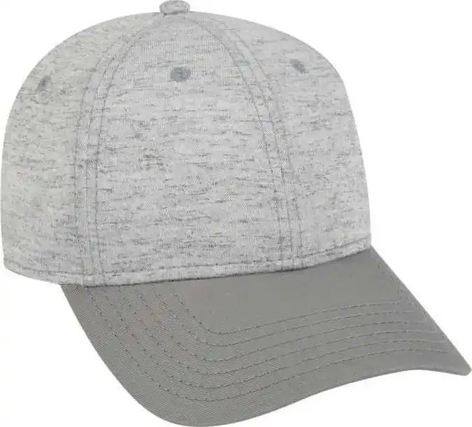 Otto 19-1232a 6 Panel Low Profile Baseball Cap - Gray Heather - one Size Fits Most