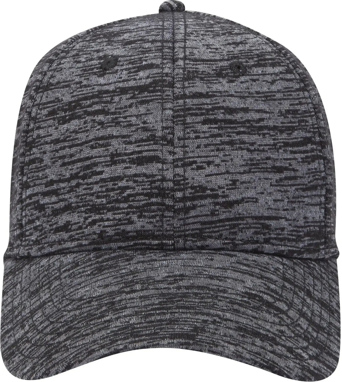 Otto 19-1232a 6 Panel Low Profile Baseball Cap - Heath. Black - 1/2’’ - 7 5/8’’