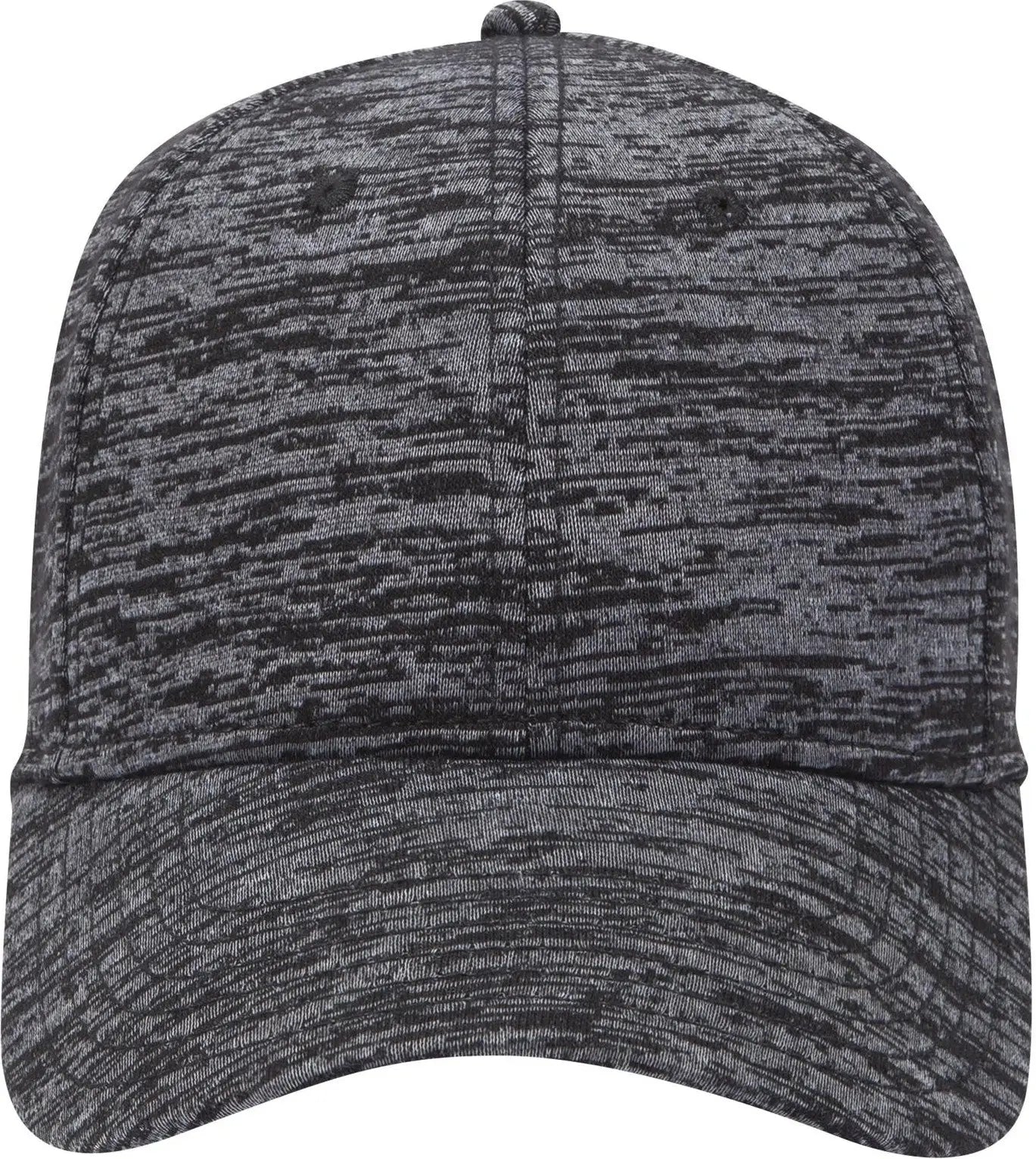 Otto 19-1232a 6 Panel Low Profile Baseball Cap - Heath. Black - 1/2’’ - 7 5/8’’