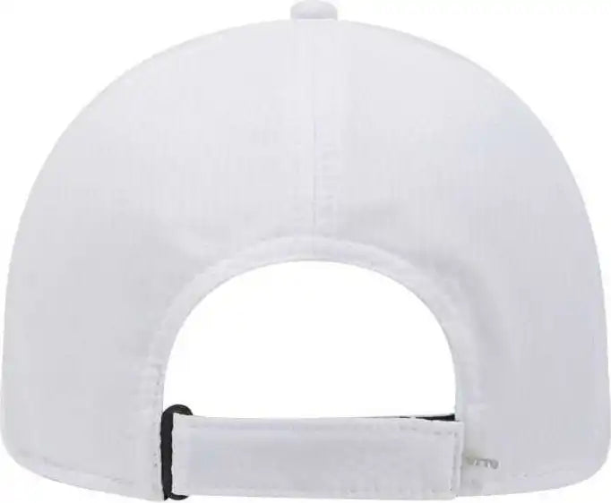 Otto 19-1253 6 Panel Low Profile Upf 50+ Cool Comfort Performance Stretchable Diamond Knit Cap - White - one Size Fits