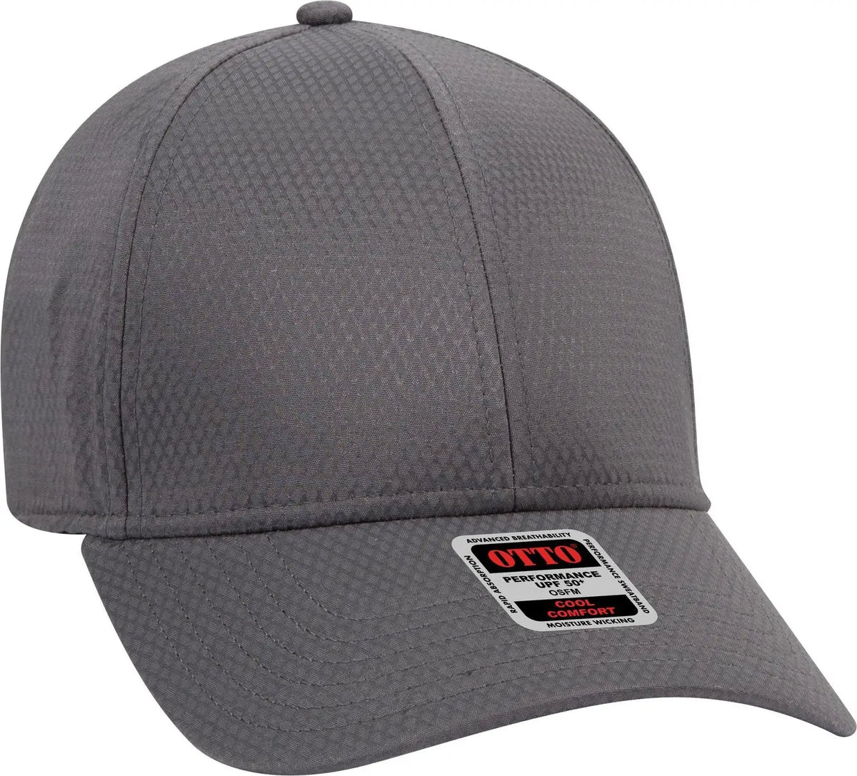 Otto 19-1253 Upf 50+ 6 Panel Low Profile Baseball Cap - Char. Gray - 1/2’’ - 7 5/8’’
