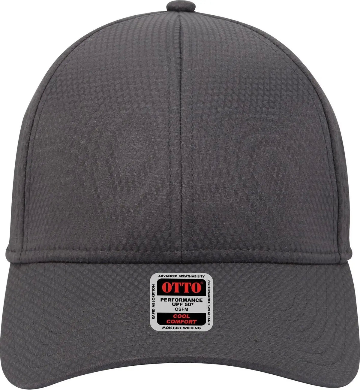Otto 19-1253 Upf 50+ 6 Panel Low Profile Baseball Cap - Char. Gray - 1/2’’ - 7 5/8’’