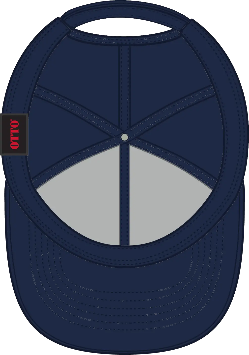 Otto 19-1253 Upf 50+ 6 Panel Low Profile Baseball Cap - Navy - 1/2’’ - 7 5/8’’