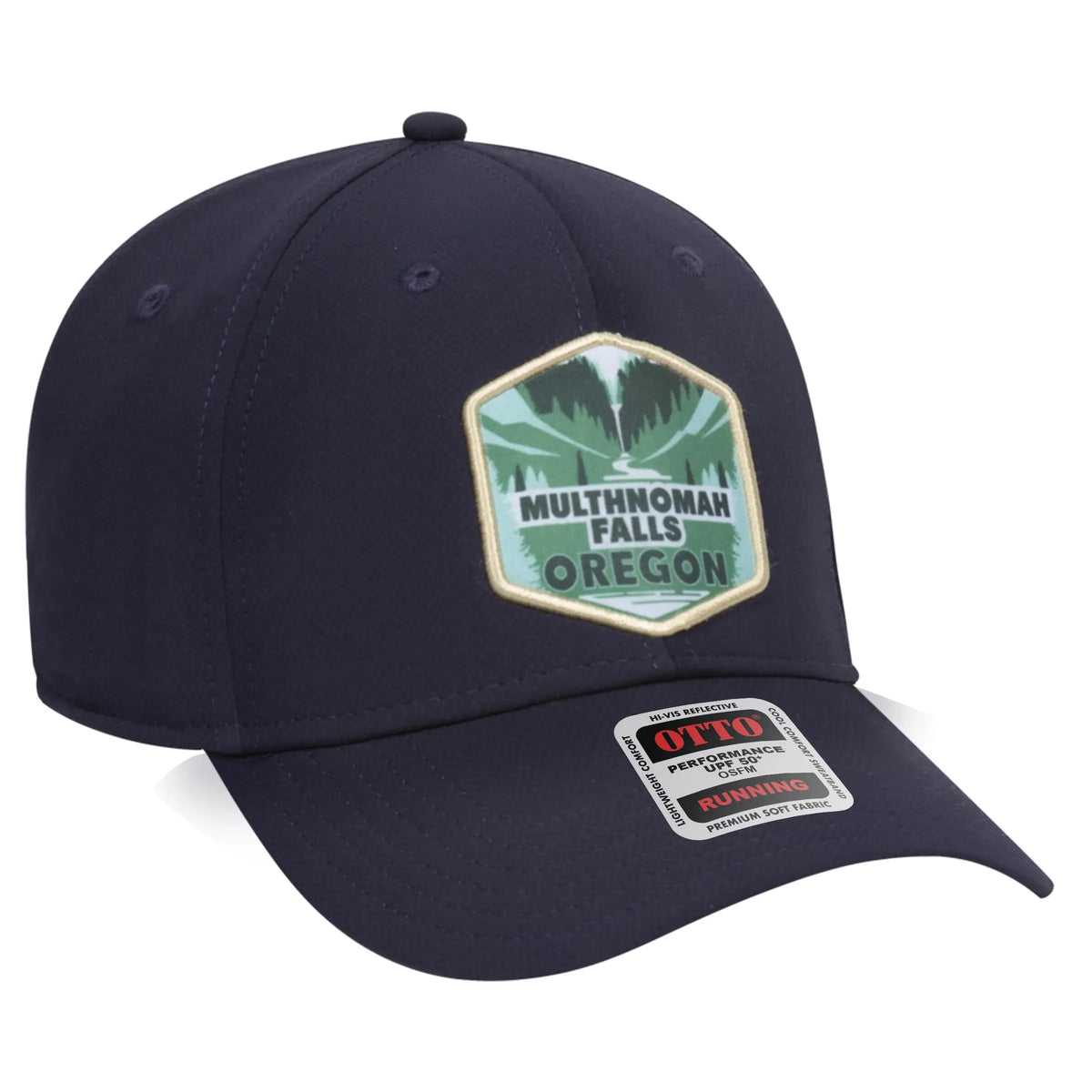 Otto 19-1256 Upf 50+ 6 Panel Low Profile Baseball Cap - N. Orange - 7 3/8’’ - 5/8’’