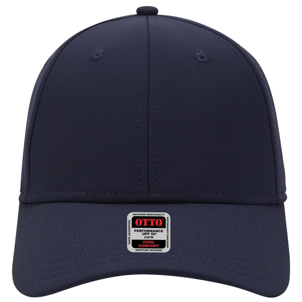 Otto 19-1256 Upf 50+ 6 Panel Low Profile Baseball Cap - Navy - 7 3/8’’ - 5/8’’