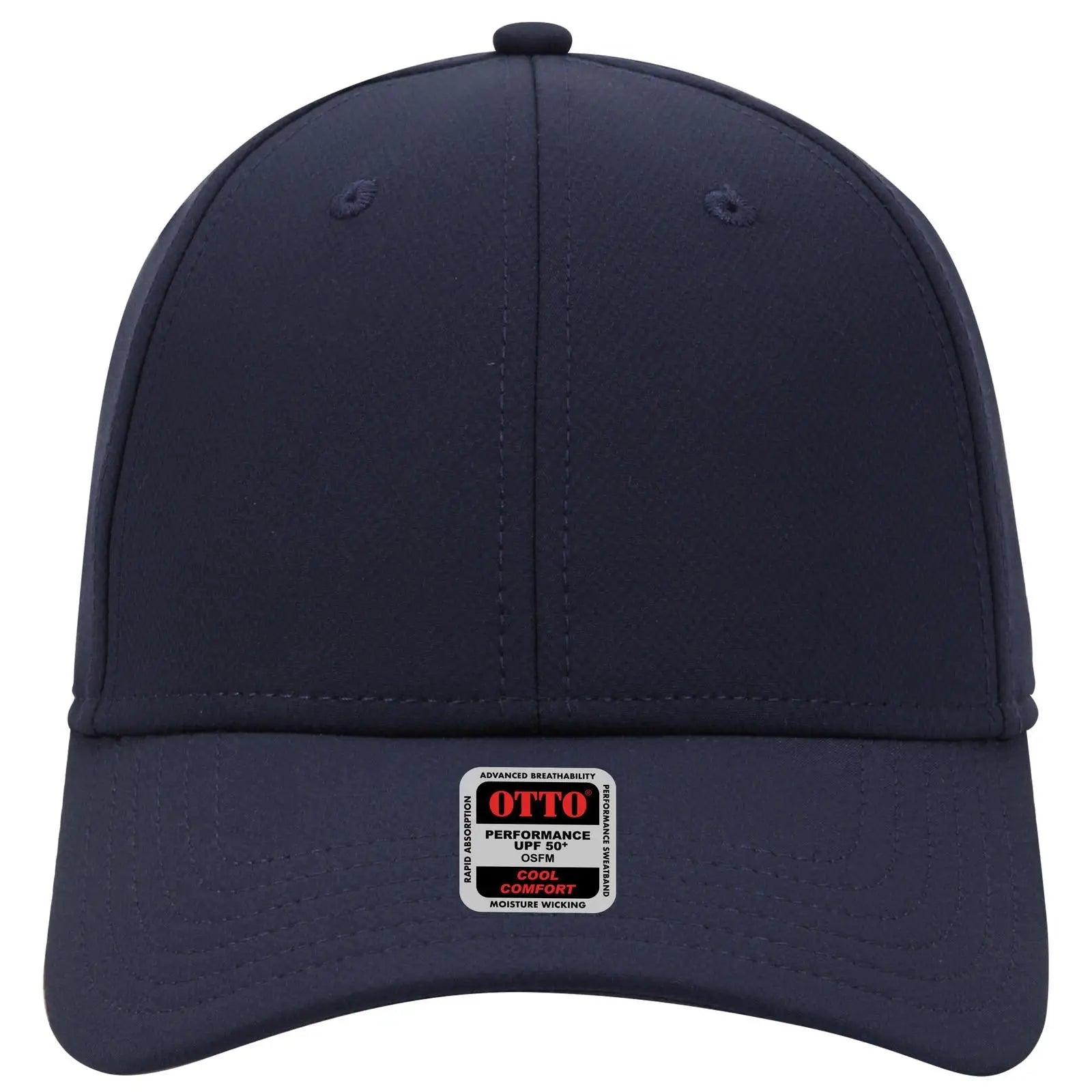 Otto 19-1256 Upf 50+ 6 Panel Low Profile Baseball Cap - Navy - 7 3/8’’ - 5/8’’