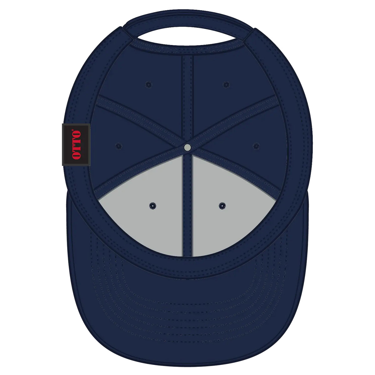 Otto 19-1256 Upf 50+ 6 Panel Low Profile Baseball Cap - Navy - 7 3/8’’ - 5/8’’