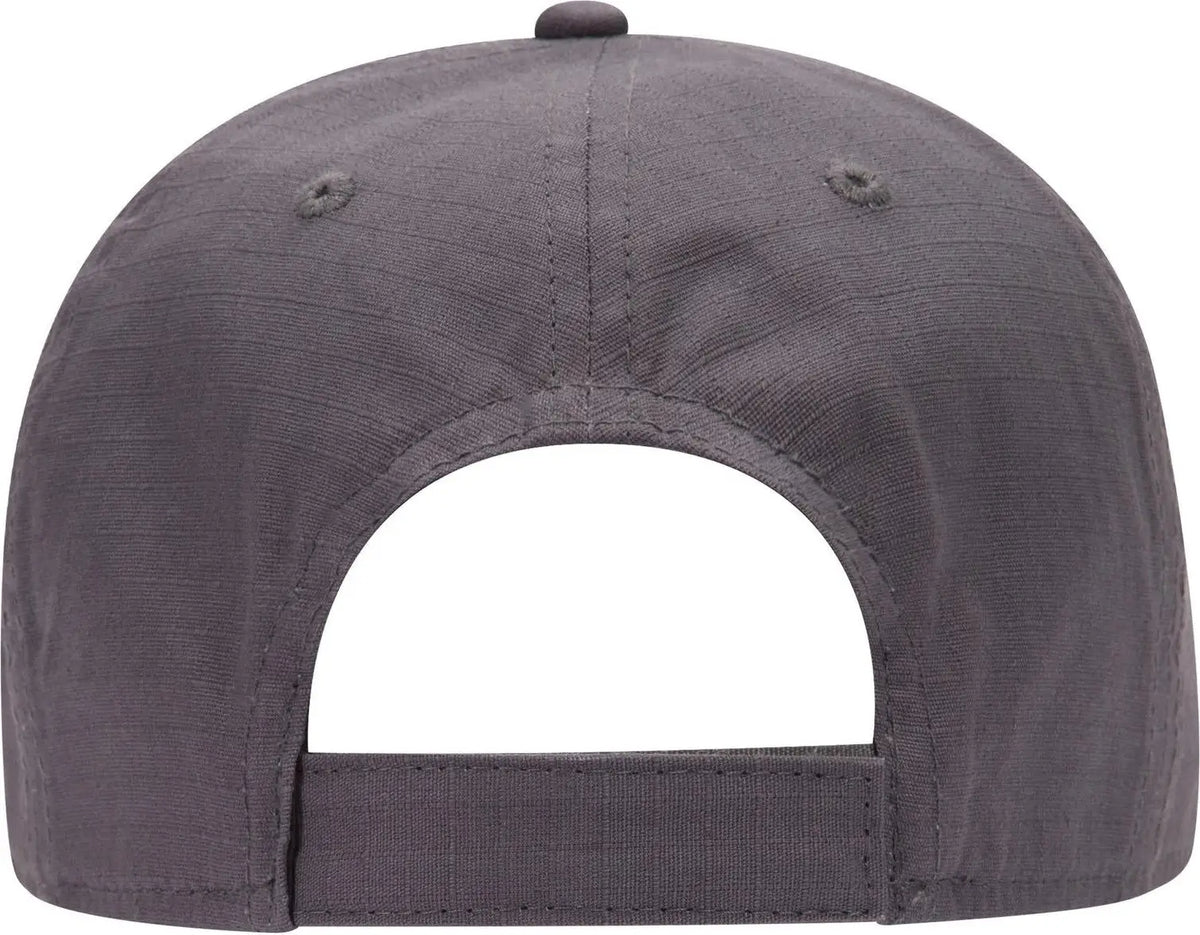 Otto 19-1266 6 Panel Low Profile Baseball Cap - Char. Gray - 1/2’’ - 7 5/8’’