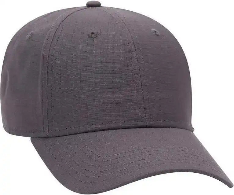 Otto 19-1266 6 Panel Low Profile Baseball Cap - Charcoal Gray - Khaki / one Size Fits Most