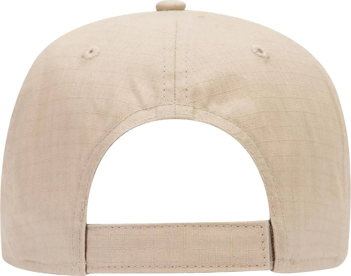 Otto 19-1266 6 Panel Low Profile Baseball Cap - Khaki - 1/2’’ - 7 5/8’’
