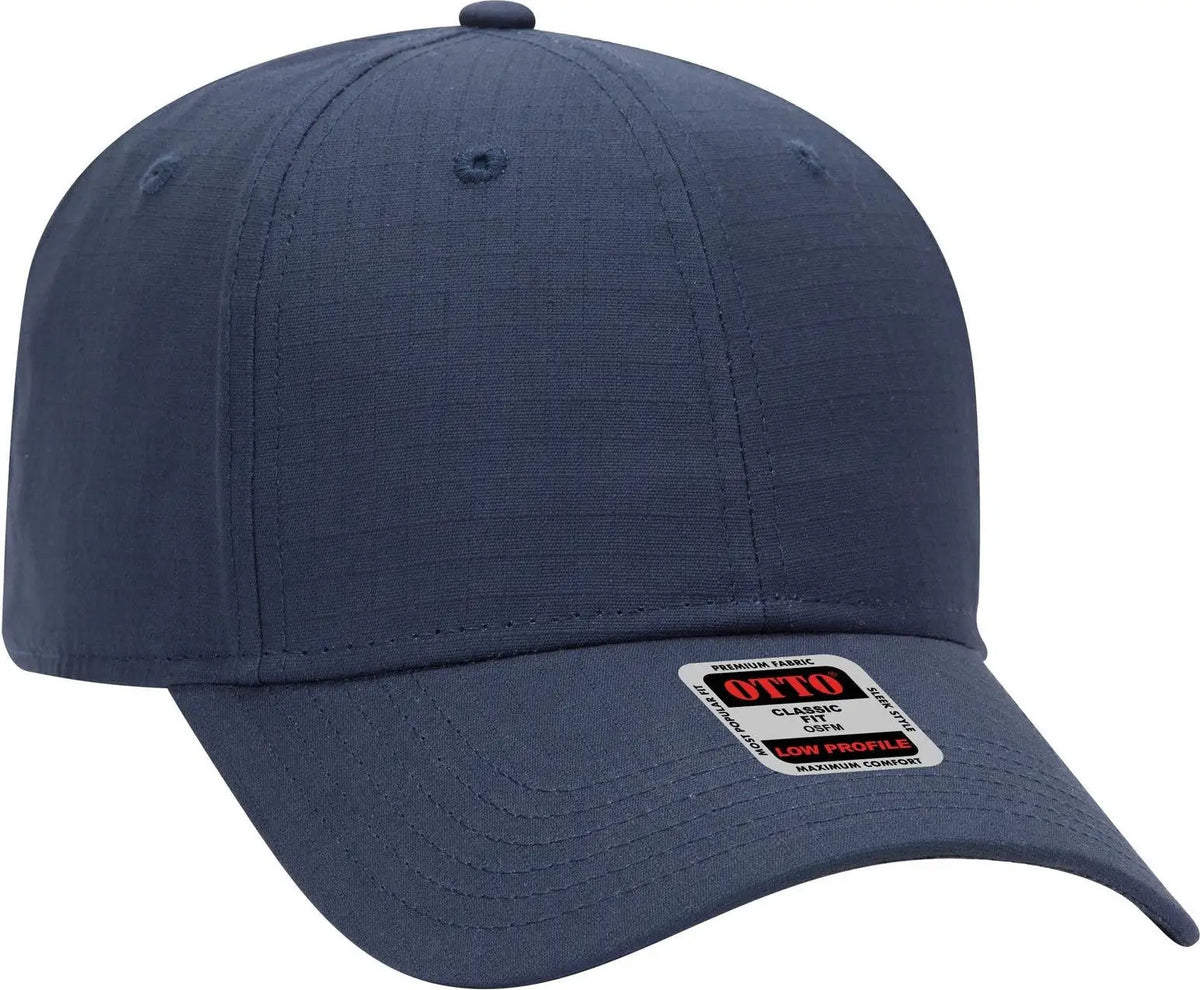 Otto 19-1266 6 Panel Low Profile Baseball Cap - Navy - 1/2’’ - 7 5/8’’