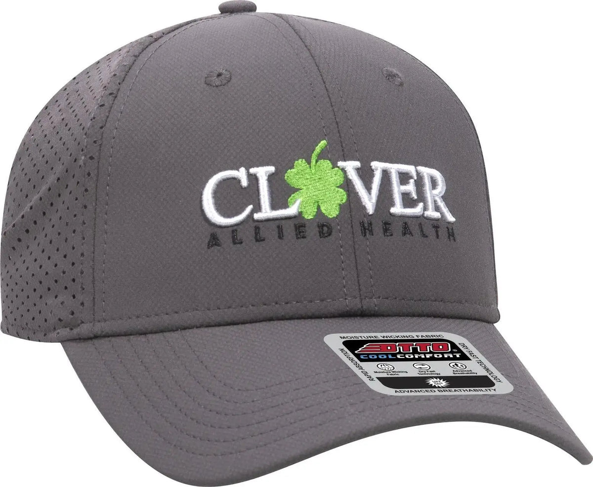 Otto 19-1275 6 Panel Low Profile Baseball Cap - Char. Gray - 1/2’’ - 7 5/8’’