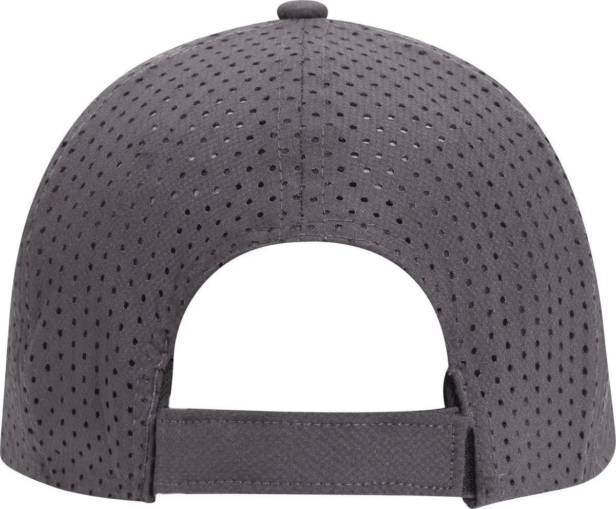Otto 19-1275 6 Panel Low Profile Baseball Cap - Char. Gray - 1/2’’ - 7 5/8’’