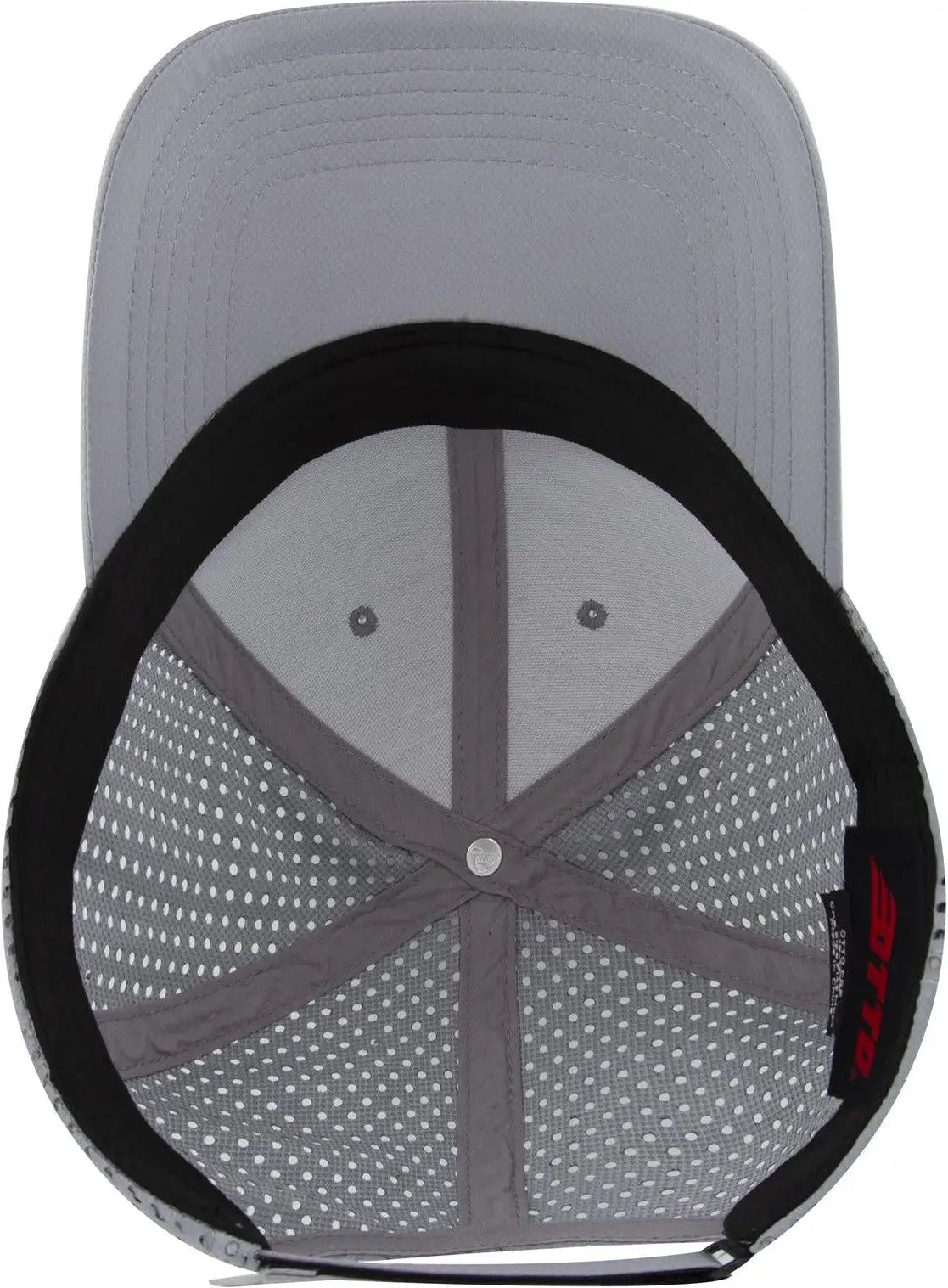 Otto 19-1275 6 Panel Low Profile Baseball Cap - Gray - 1/2’’ - 7 5/8’’
