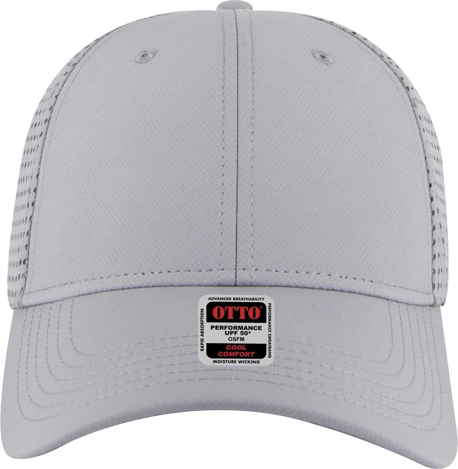 Otto 19-1275 6 Panel Low Profile Baseball Cap - Gray
