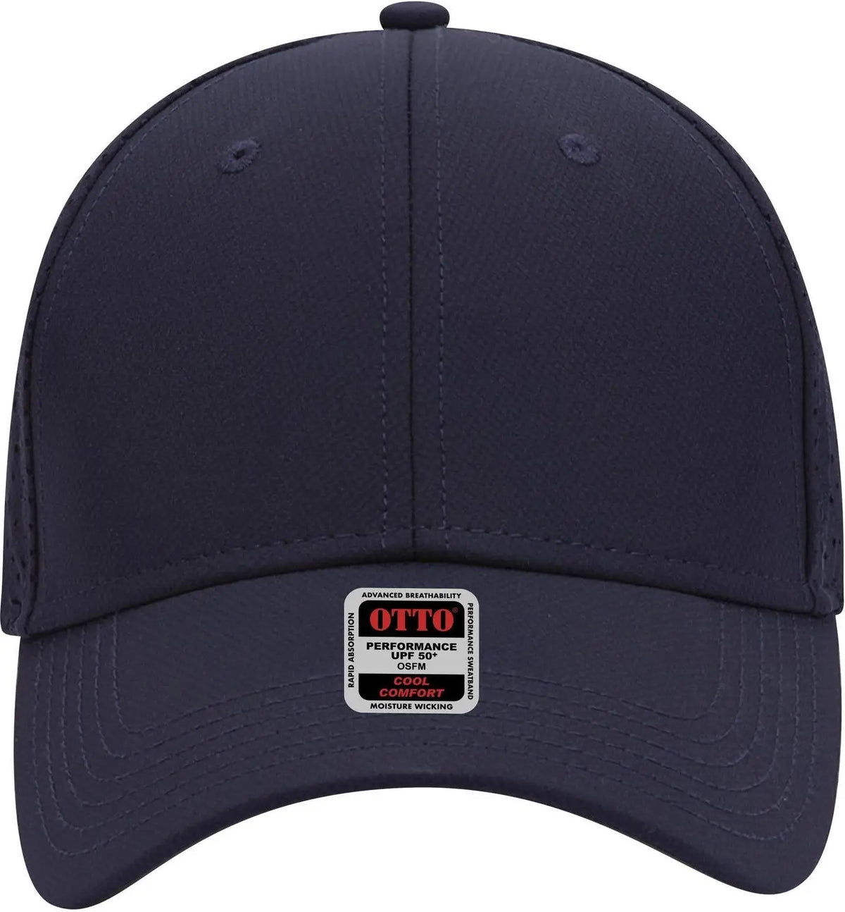 Otto 19-1275 6 Panel Low Profile Baseball Cap - Navy - 1/2’’ - 7 5/8’’