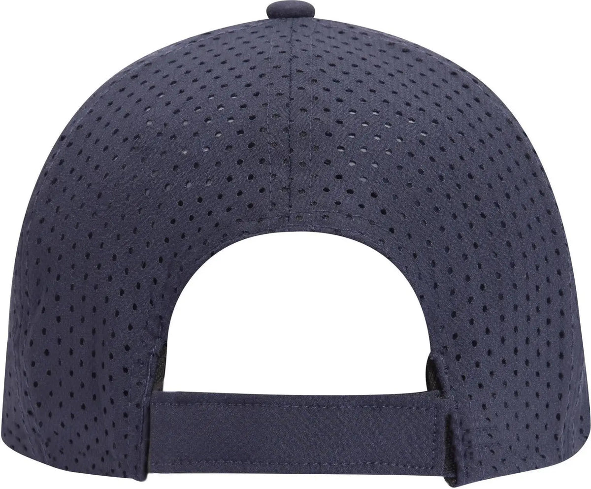 Otto 19-1275 6 Panel Low Profile Baseball Cap - Navy - 1/2’’ - 7 5/8’’