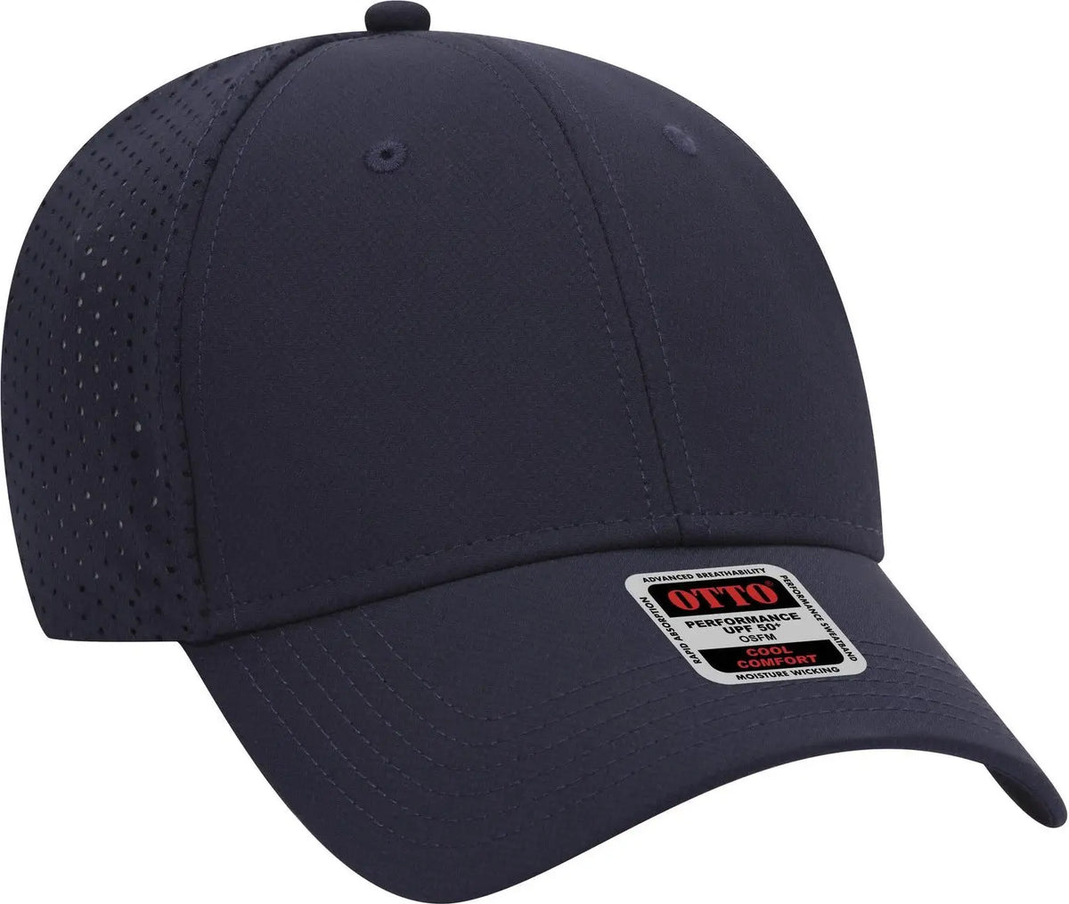 Otto 19-1275 6 Panel Low Profile Baseball Cap - Navy - 1/2’’ - 7 5/8’’