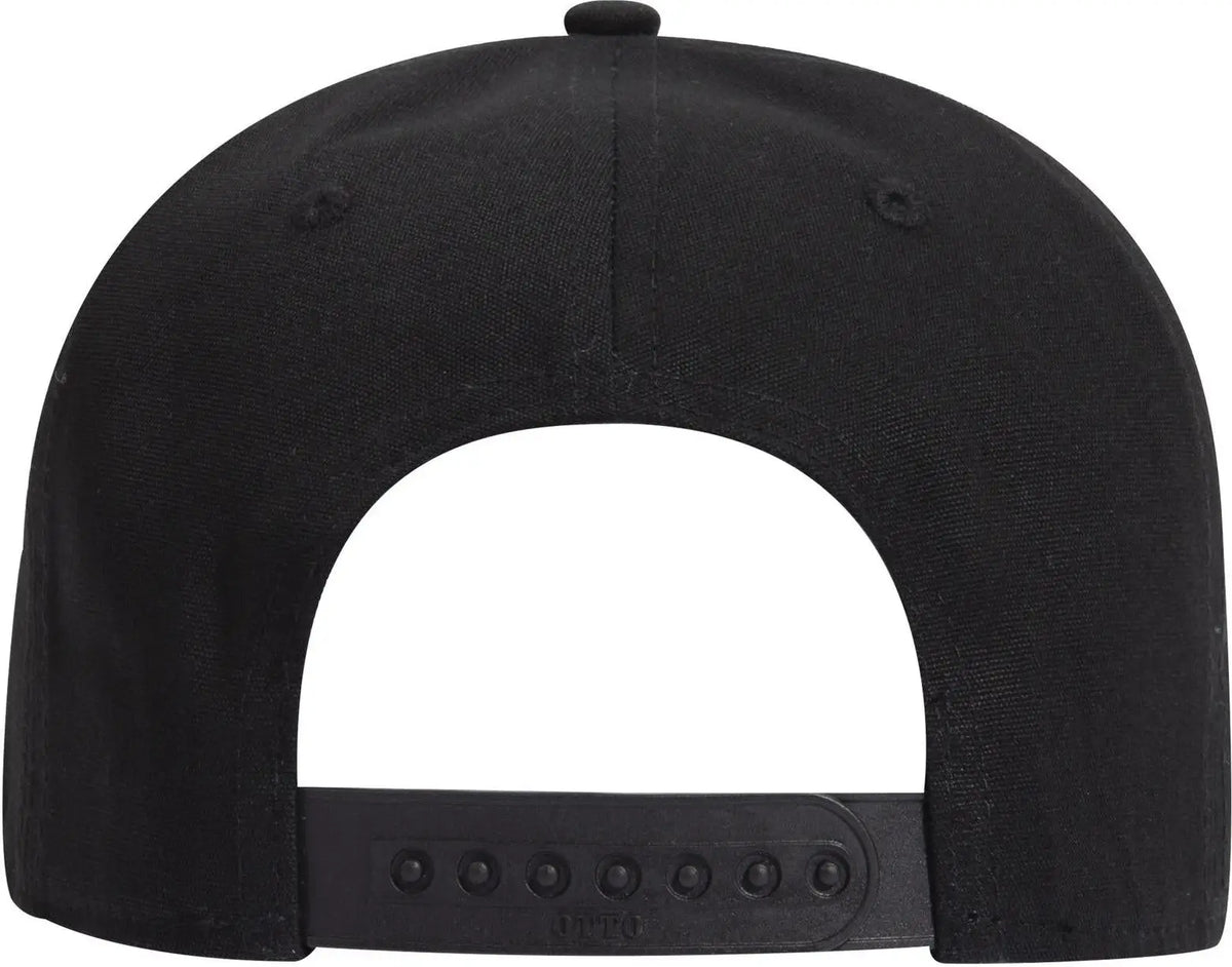 Otto 19-1277 6 Panel Low Profile Baseball Cap - Black - 1/2’’ - 7 5/8’’