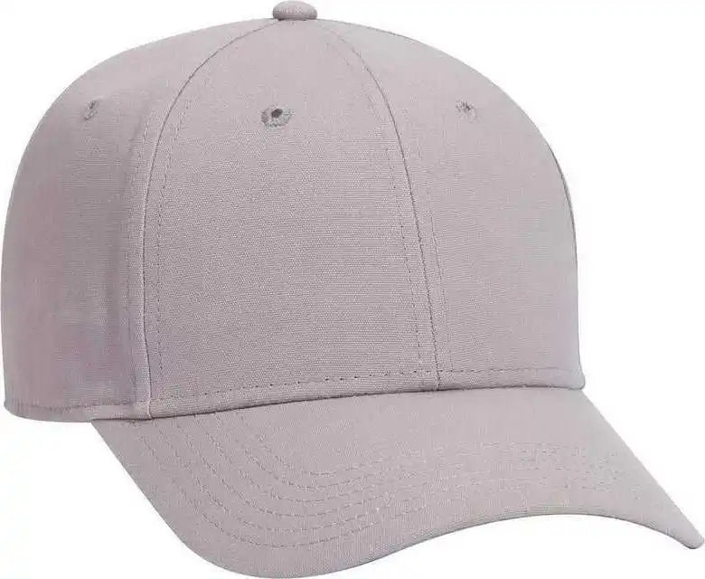 Otto 19-1277 6 Panel Low Profile Baseball Cap - Gray - one Size Fits Most