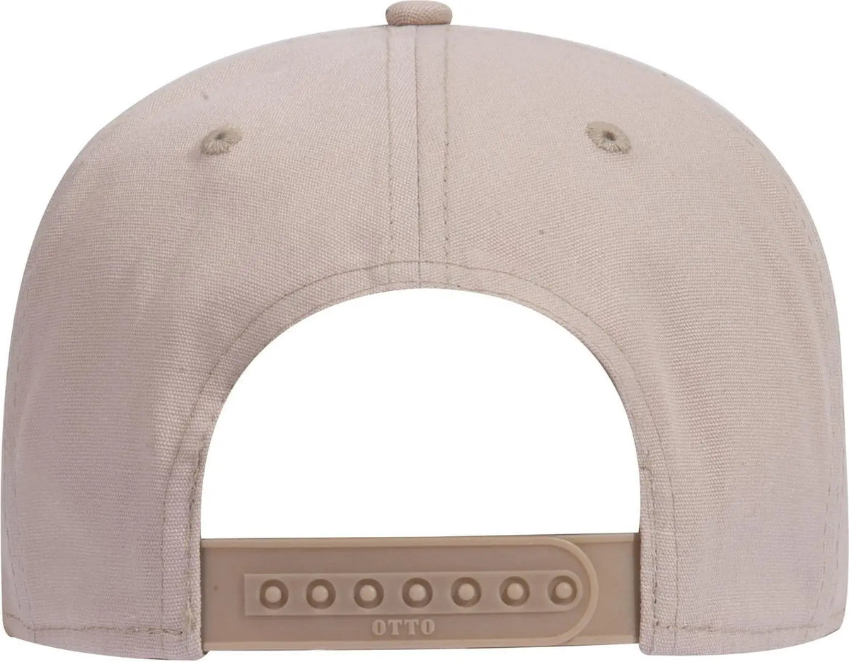 Otto 19-1277 6 Panel Low Profile Baseball Cap - Khaki - 1/2’’ - 7 5/8’’
