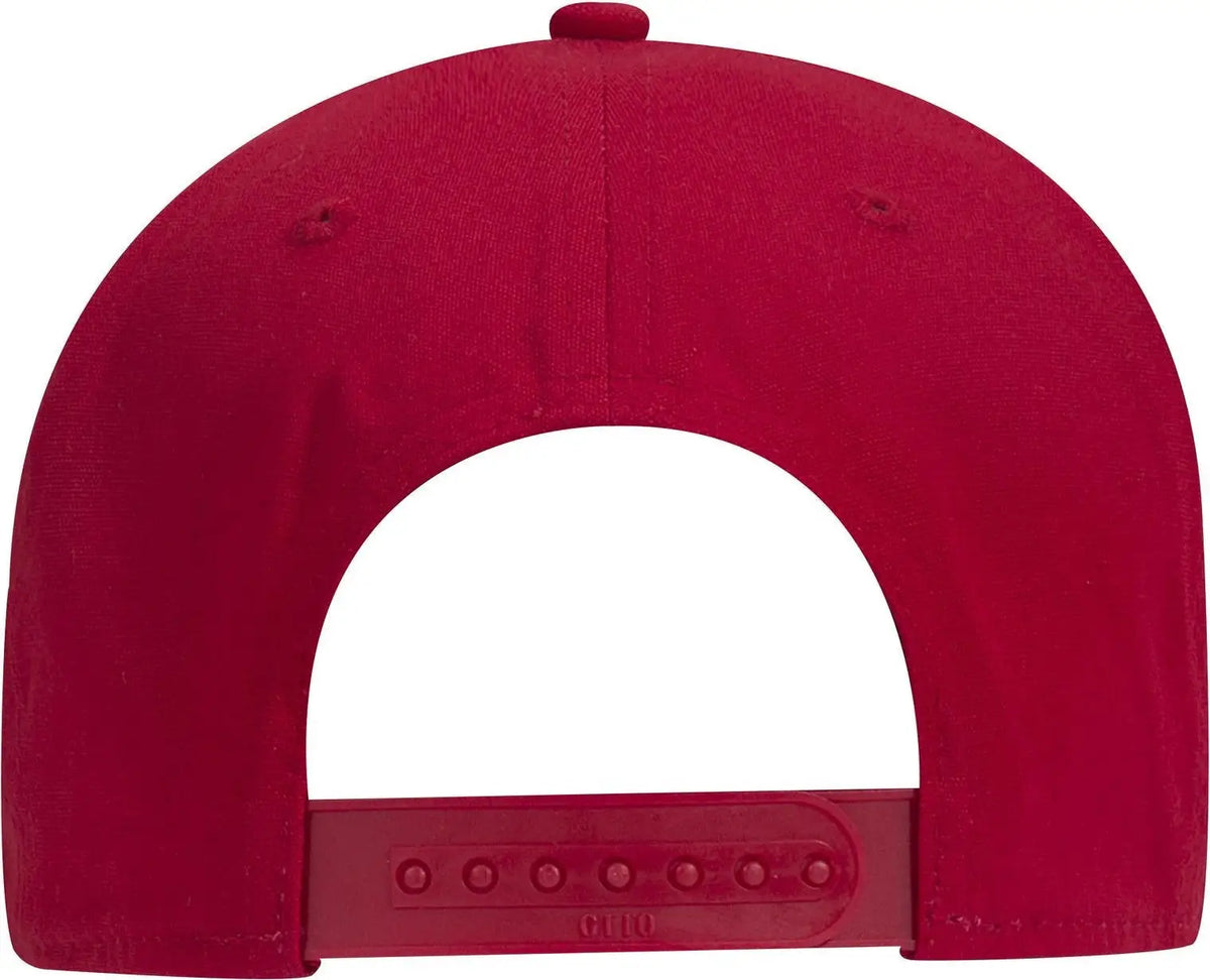 Otto 19-1277 6 Panel Low Profile Baseball Cap - Red - 1/2’’ - 7 5/8’’