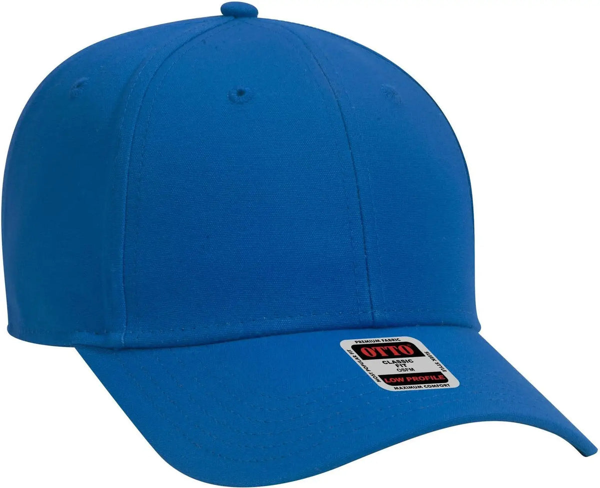 Otto 19-1277 6 Panel Low Profile Baseball Cap - Royal - 1/2’’ - 7 5/8’’