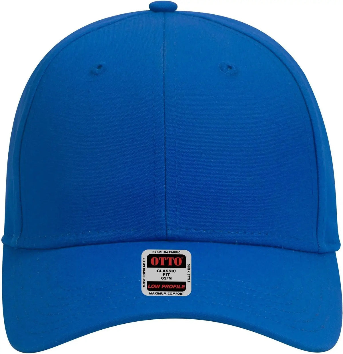 Otto 19-1277 6 Panel Low Profile Baseball Cap - Royal - 1/2’’ - 7 5/8’’