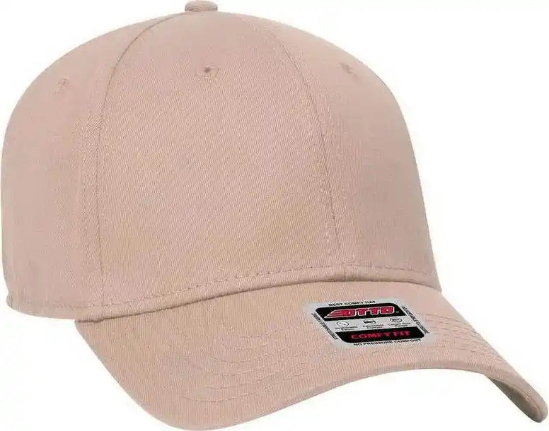 Otto 19-1283 Comfy Fit 6 Panel Low Profile Baseball Cap - Khaki - one Size Fits Most