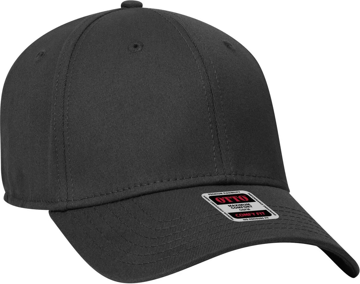 Otto 19-1283 ?Otto Comfy Fit’ 6 Panel Low Profile Baseball Cap - Black - 1/2’’ - 7 5/8’’