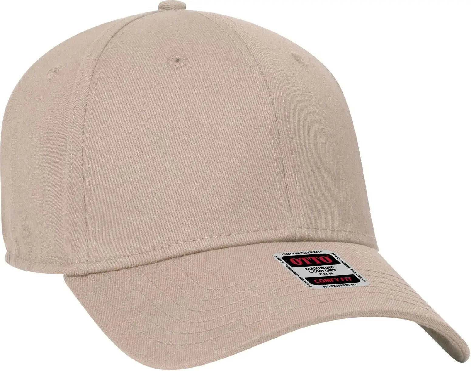 Otto 19-1283 ?Otto Comfy Fit’ 6 Panel Low Profile Baseball Cap - Khaki - 1/2’’ - 7 5/8’’