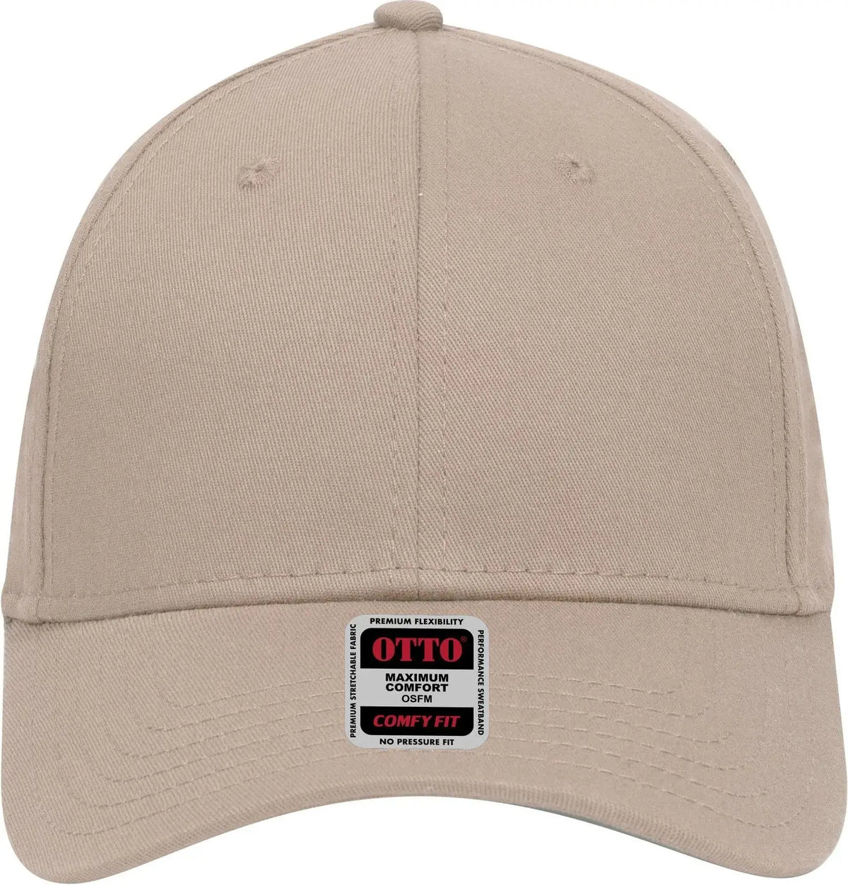 Otto 19-1283 ?Otto Comfy Fit’ 6 Panel Low Profile Baseball Cap - Khaki - 1/2’’ - 7 5/8’’
