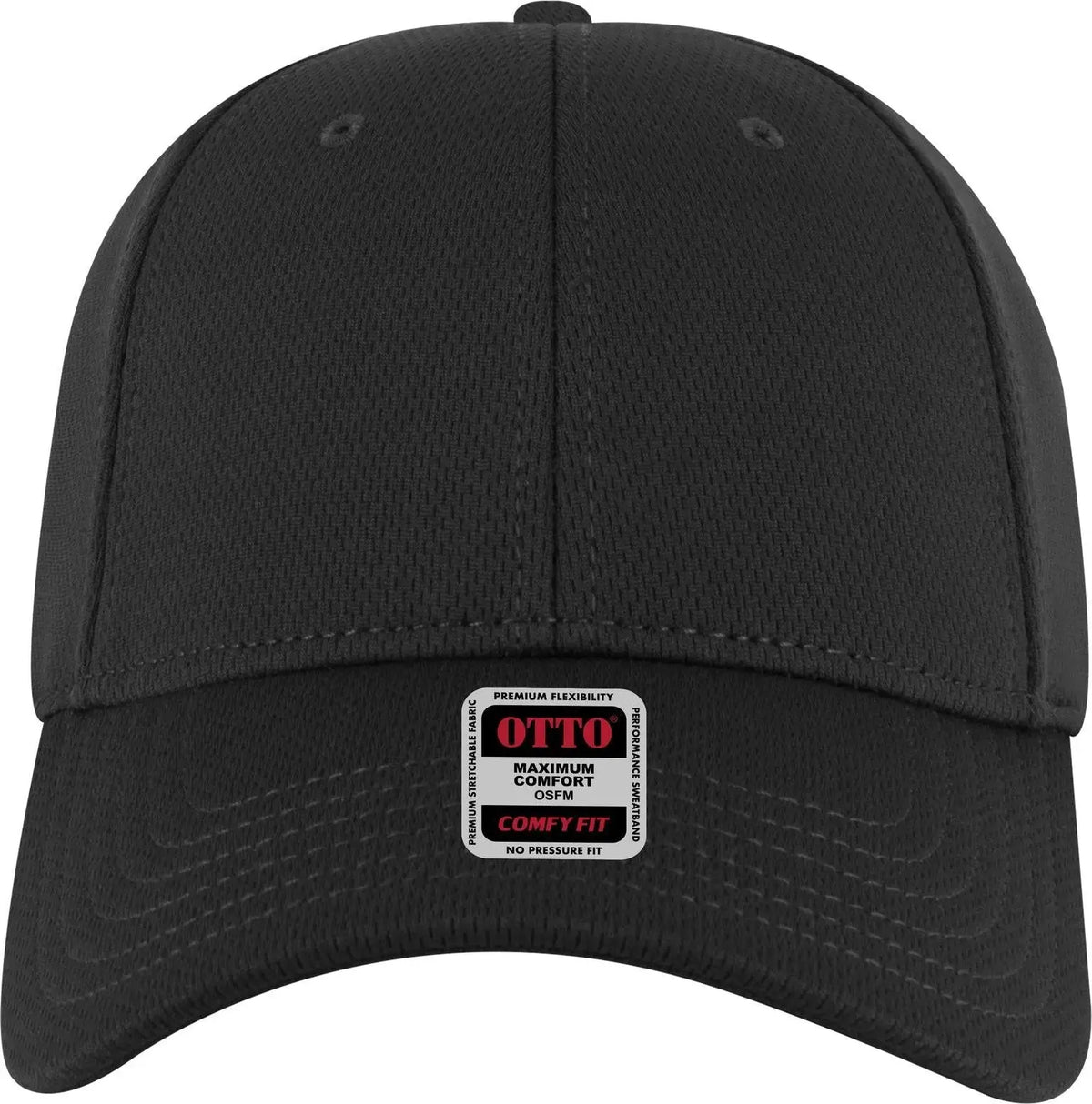 Otto 19-1284 ?Otto Comfy Fit’ 6 Panel Low Profile Baseball Cap - Black - 1/2’’ - 7 5/8’’