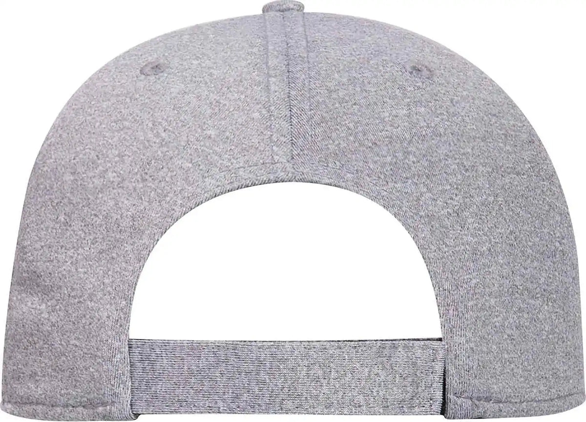 Otto 19-1285 Comfy Fit 6 Panel Low Profile Baseball Cap - Heather Gray - one Size Fits Most