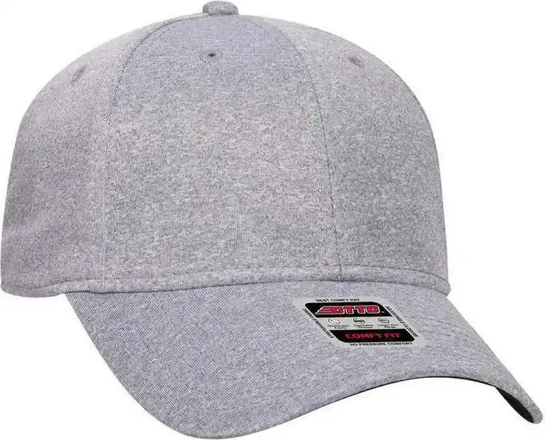 Otto 19-1285 Comfy Fit 6 Panel Low Profile Baseball Cap - Heather Gray - one Size Fits Most