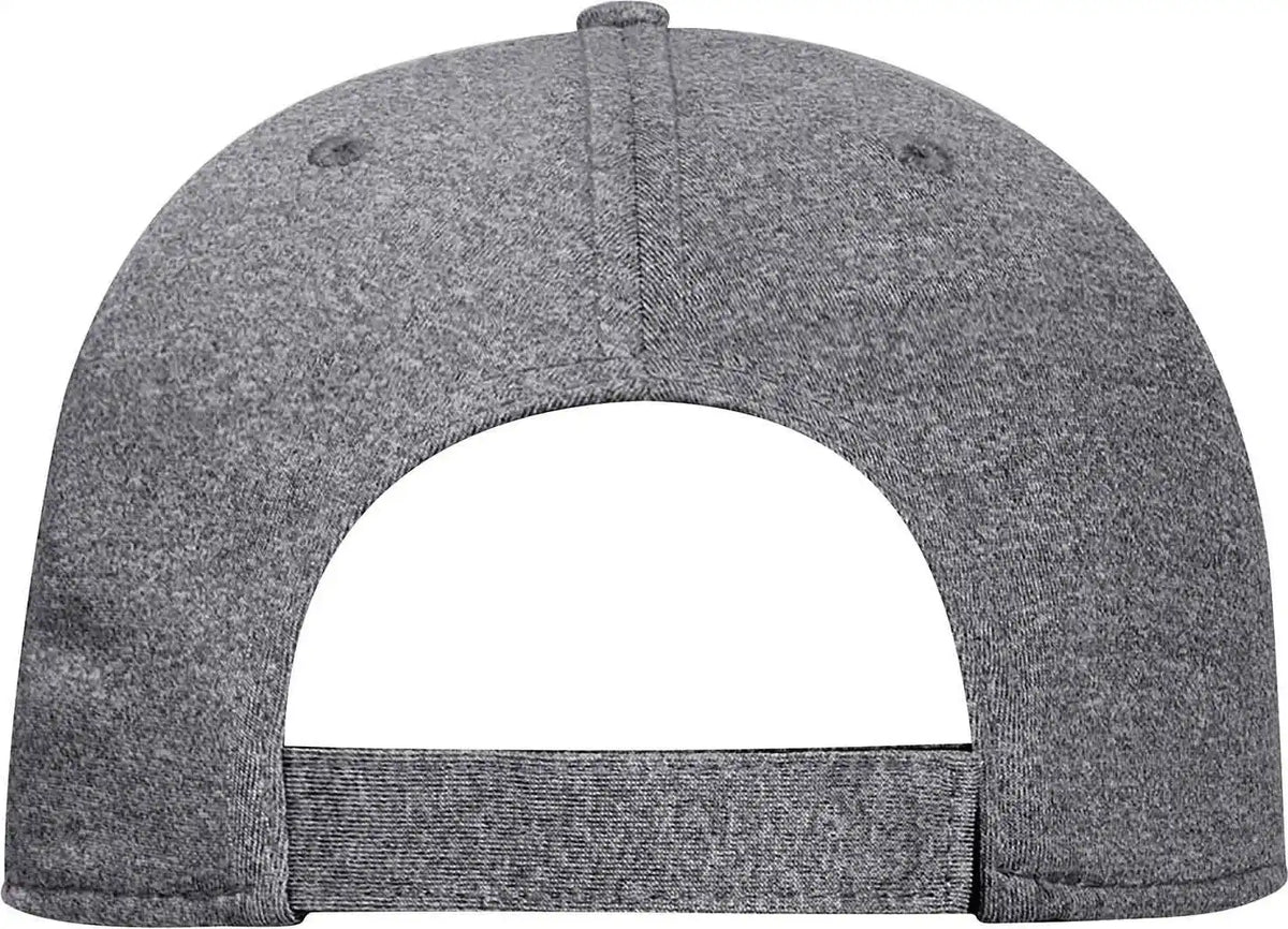 Otto 19 1285 Comfy Fit 6 Panel Low Profile Baseball Cap Heather Black / one Size Fits Most