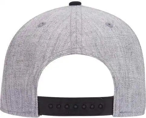 Otto 19-1289 6 Panel Low Profile Baseball Cap - Black Heather Gray - one Size Fits Most