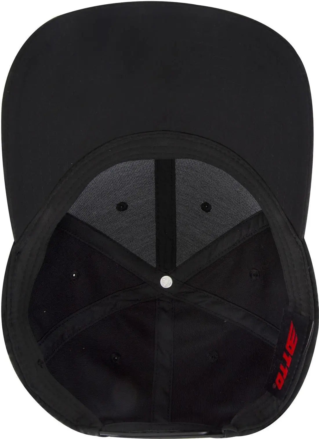 Otto 19-1319 6 Panel Low Profile Baseball Cap - Black - 1/2’’ - 7 5/8’’