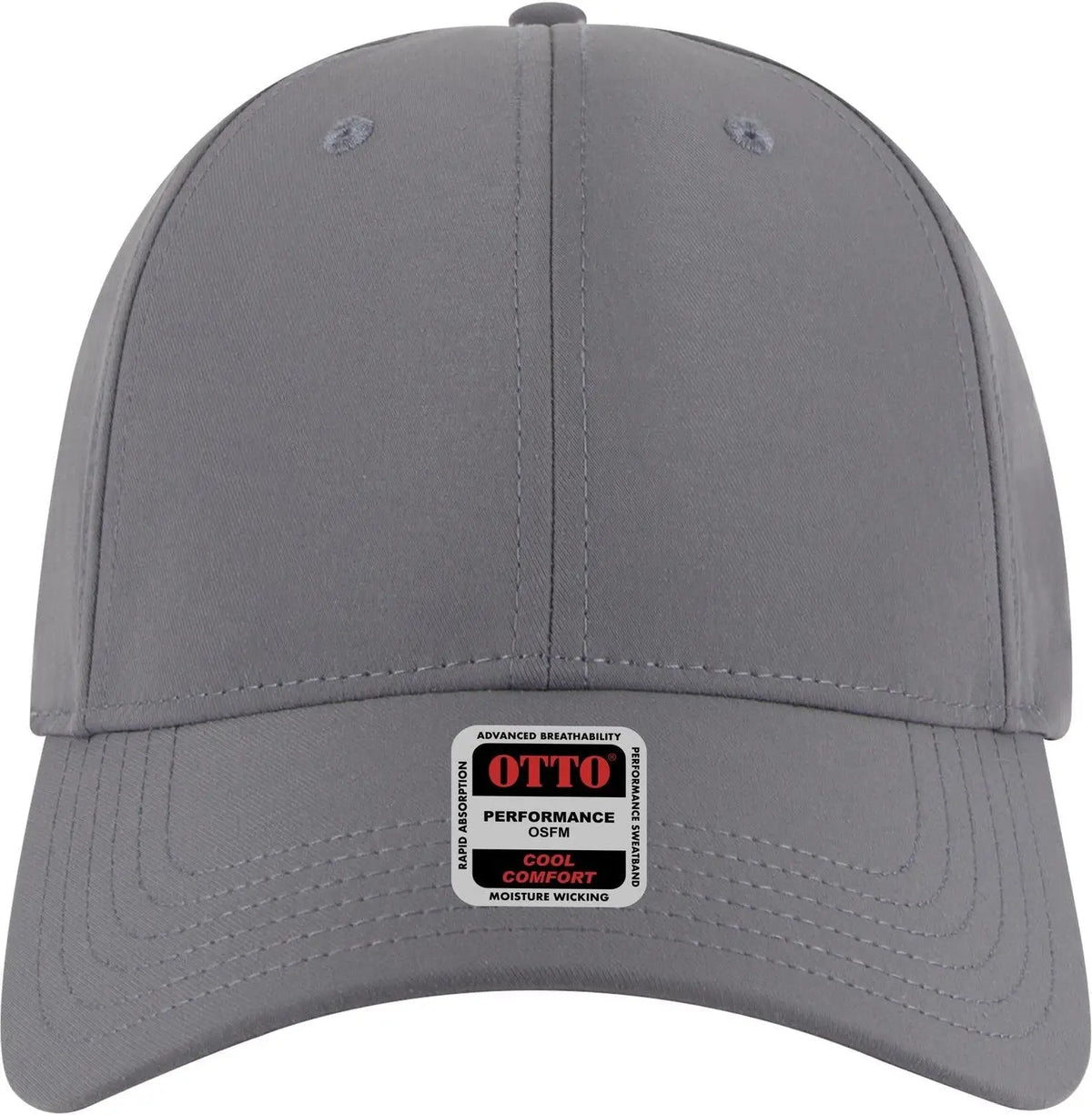 Otto 19-1319 6 Panel Low Profile Baseball Cap - Char. Gray - 1/2’’ - 7 5/8’’