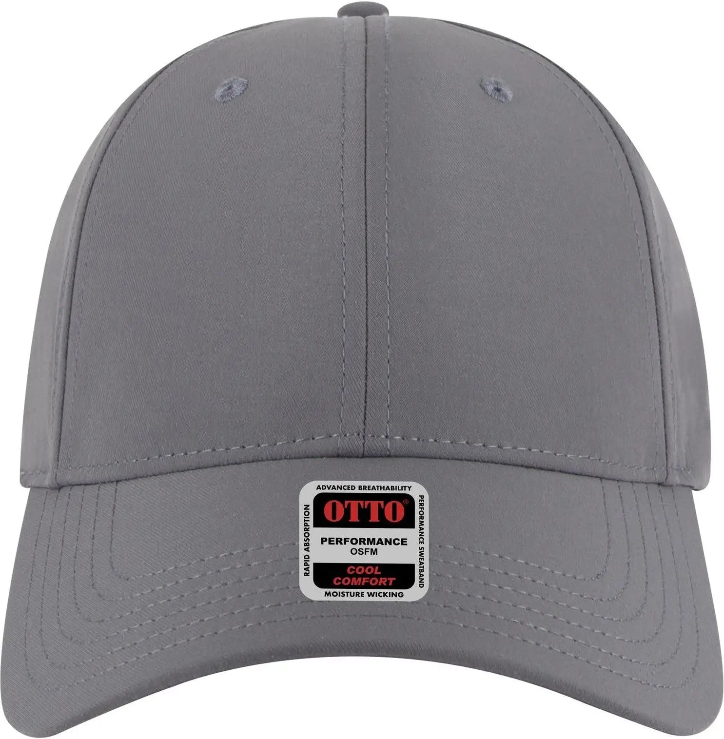 Otto 19-1319 6 Panel Low Profile Baseball Cap - Char. Gray - 1/2’’ - 7 5/8’’