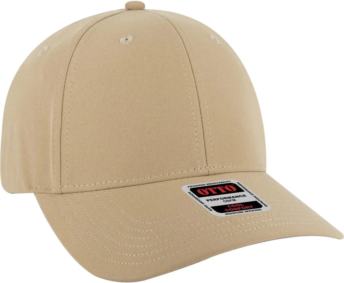 Otto 19-1319 6 Panel Low Profile Baseball Cap - Khaki