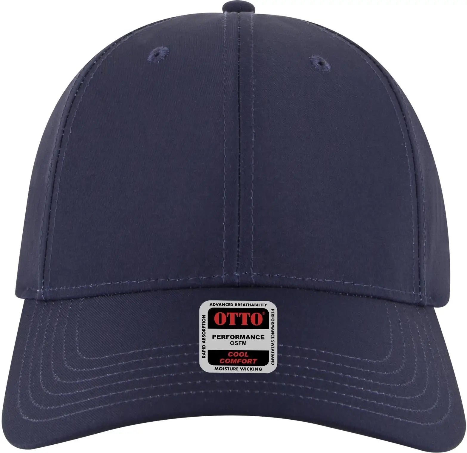 Otto 19-1319 6 Panel Low Profile Baseball Cap - Navy - 1/2’’ - 7 5/8’’
